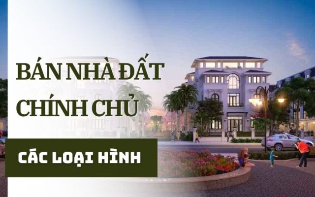 bán nhà đất chính chủ