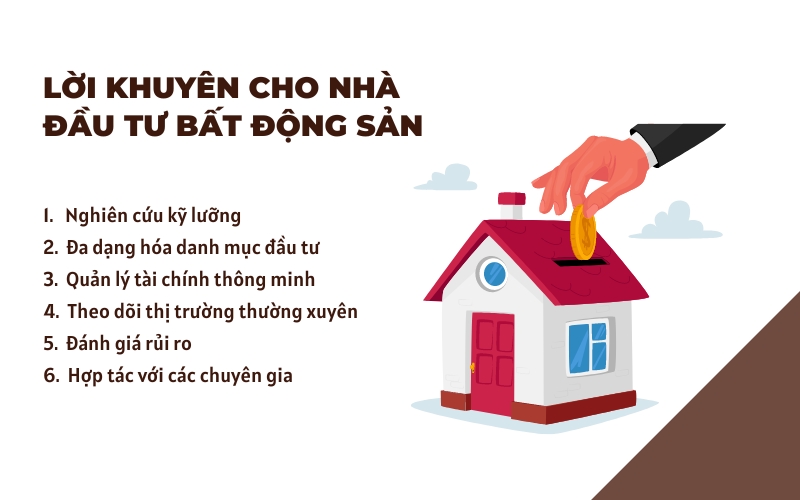 Một số lời khuyên hữu ích cho nhà đầu tư bất động sản