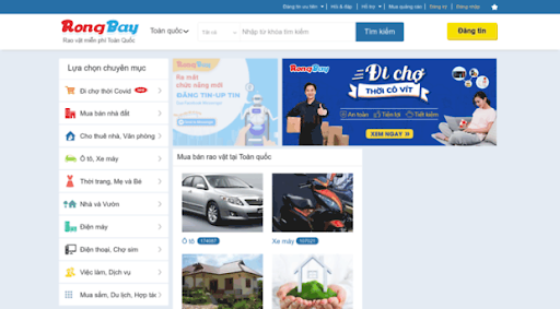 trang web đăng tin bán nhà